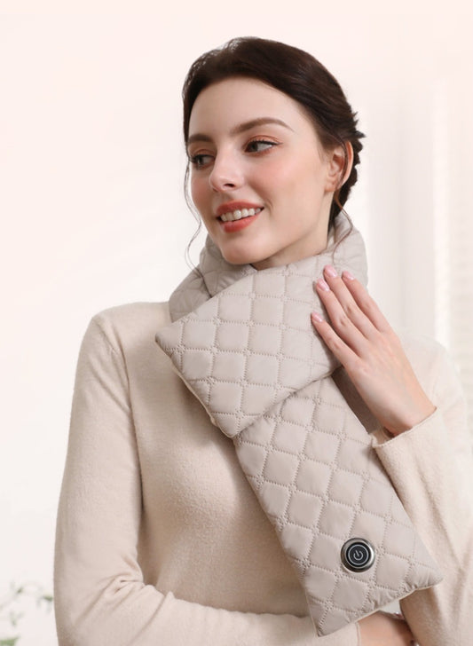 USB Heating Scarf: 3 heat settings, outdoor warmth for neck and shoulders